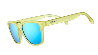 Goodr Wrap G wraparound running sunglasses in bright colorway
